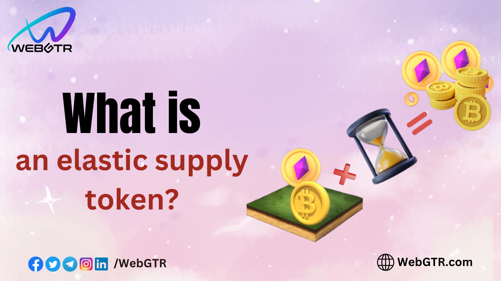 What is an elastic supply token?